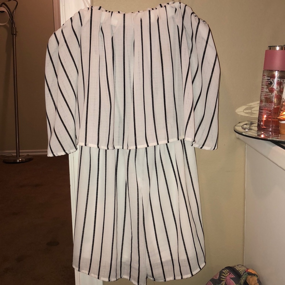 Off the shoulder romper